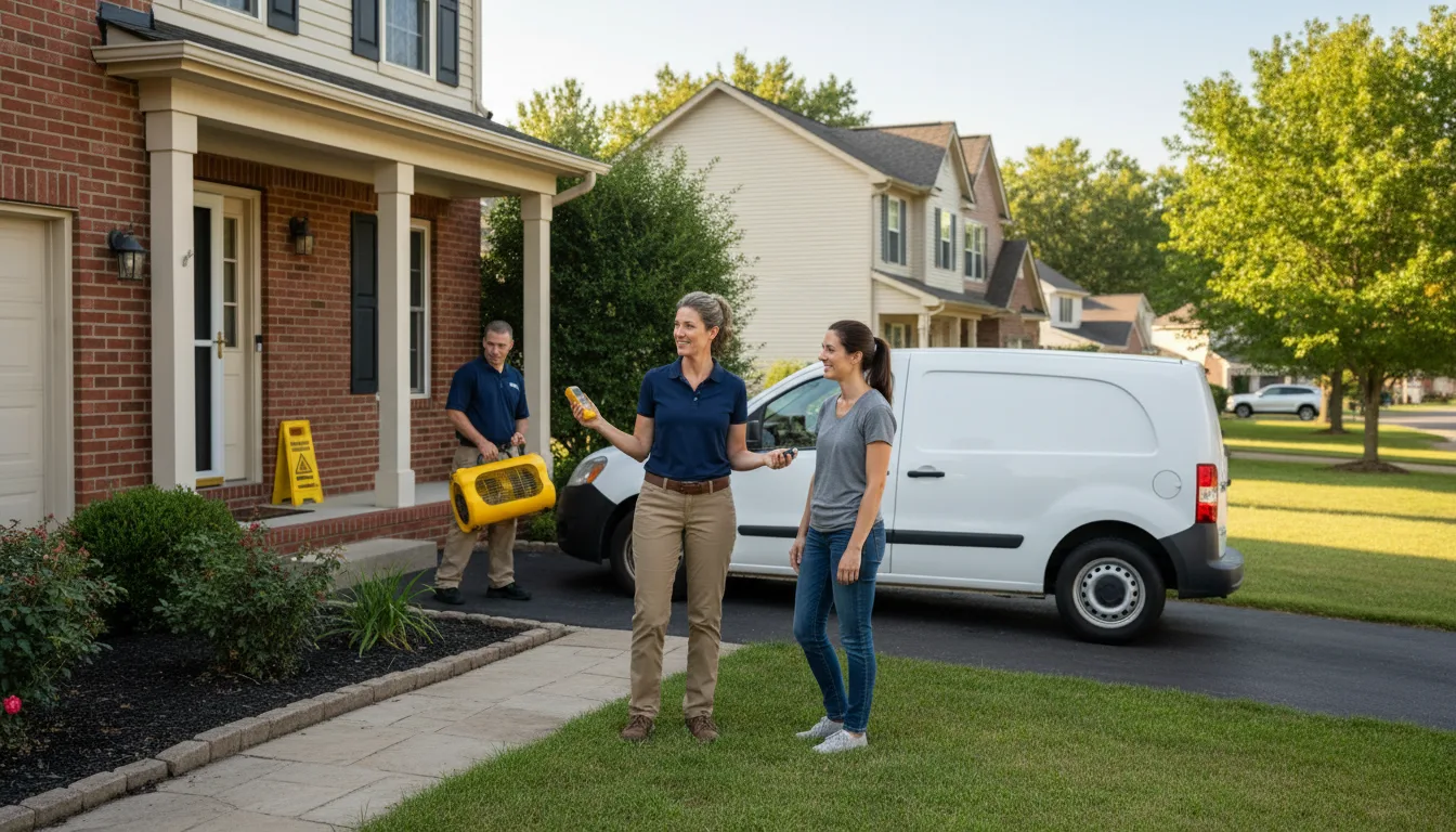 Residential water damage restoration in Rosedale, NY